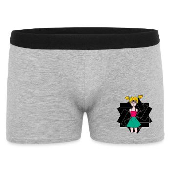 anniversaire. anniversaire décennie. humour. drôle - Boxer Homme - gris chiné - Devant