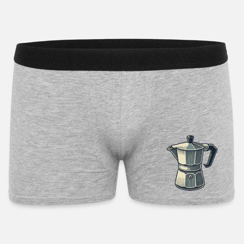 Cafetière à expresso - Boxer Homme - gris chiné