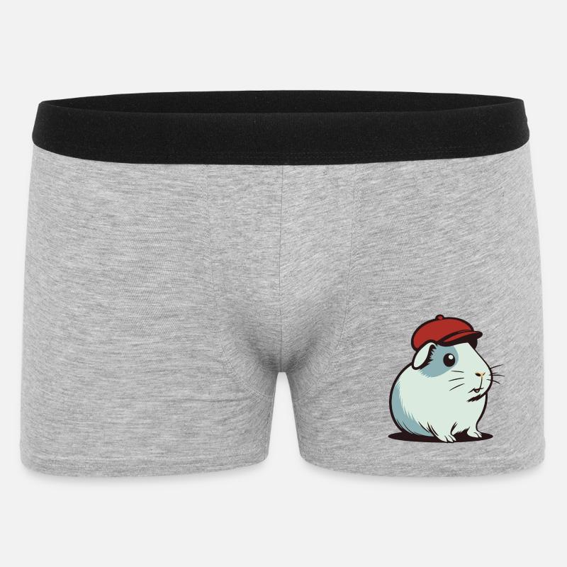 Cobaye - Boxer Homme - gris chiné