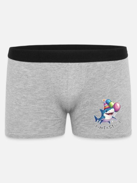 Jaw-some Celebration - Men's Boxer Shorts - heather grey