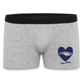 Walherz - Männer Boxer Shorts - Grau meliert - Vorne
