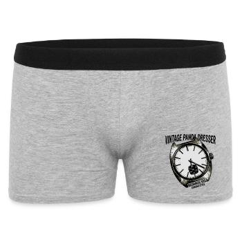 Vintage Chrono Watch Graphic - Men's Boxer Shorts - heather grey - Front