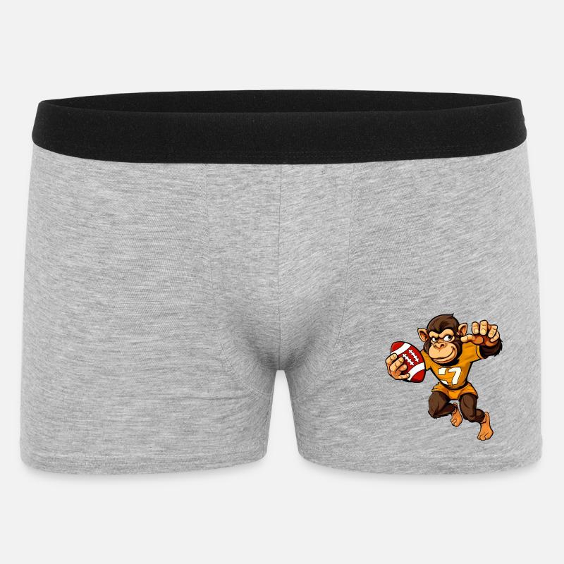 Monkeys Rugby - Men's Boxer Shorts - heather grey