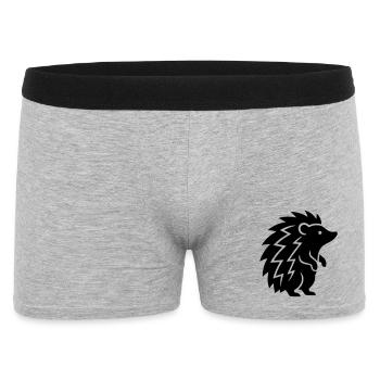 herisson - Boxer Homme - gris chiné - Devant