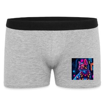 Cat - Boxer Homme - gris chiné - Devant