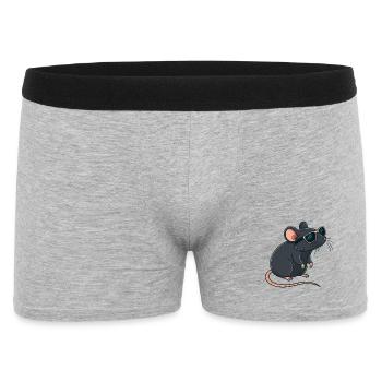Rat Chic Sonnenbrille - Männer Boxer Shorts - Grau meliert - Vorne