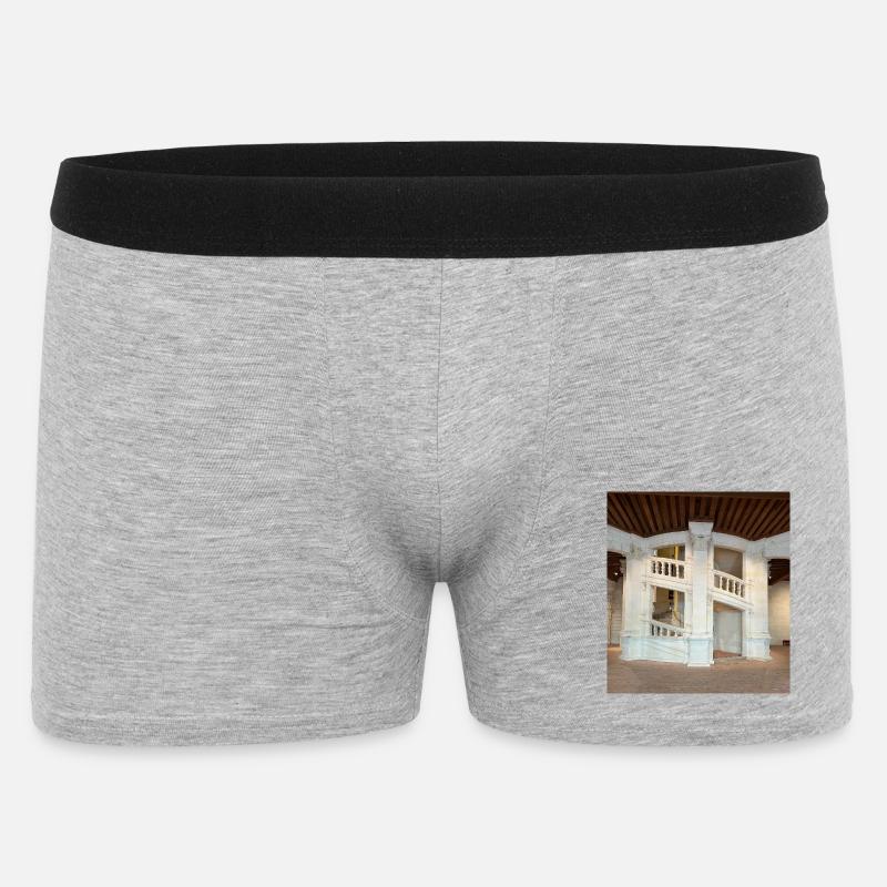 Double Spiral Staircase - Men's Boxer Shorts - heather grey