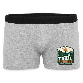 Course sur sentier - Boxer Homme - gris chiné - Devant