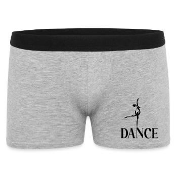 Danse dansante de ballerine - Boxer Homme - gris chiné - Devant