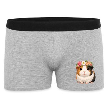 Meerschweinchen - Männer Boxer Shorts - Grau meliert - Vorne