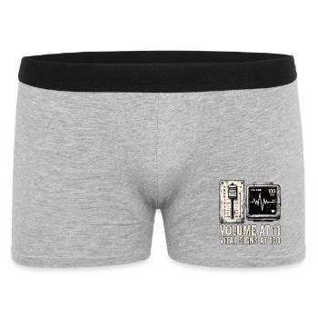 Paramédic sauveur de sauvetage en métal lourd - Boxer Homme - gris chiné - Devant