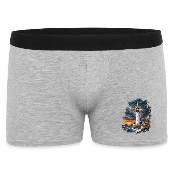 Phare - Boxer Homme - gris chiné - Devant