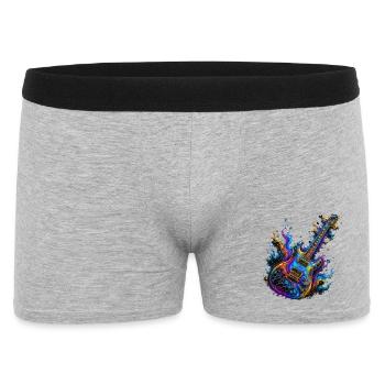 Echos in Farbe - Männer Boxer Shorts - Grau meliert - Vorne
