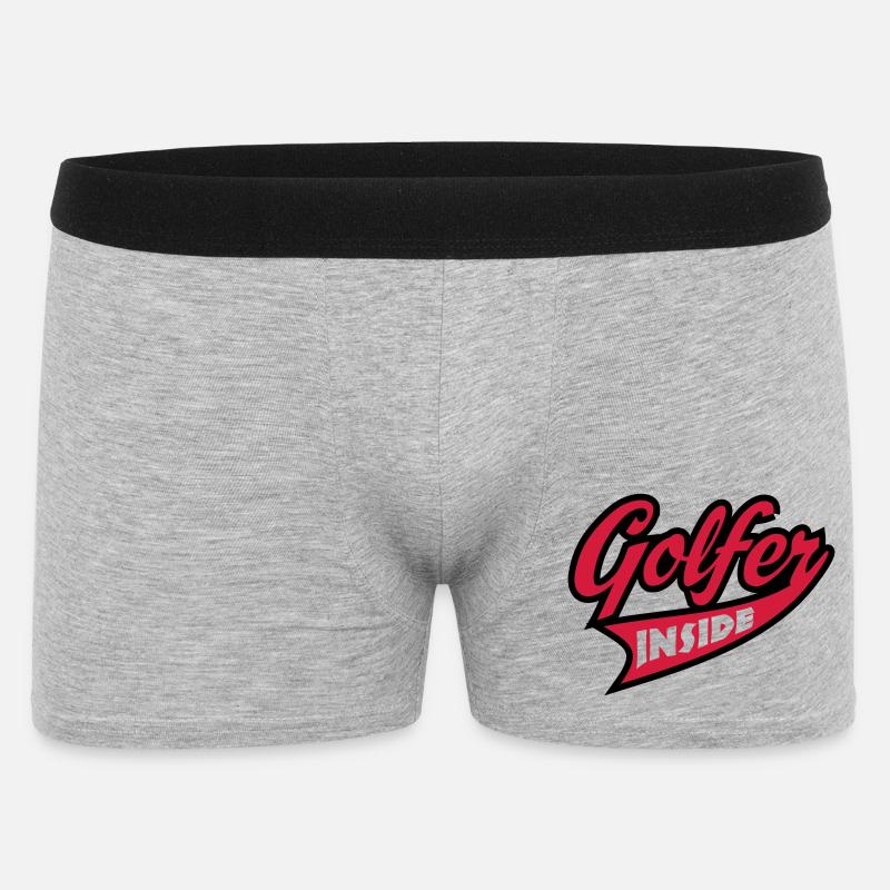 Golf - Männer Boxer Shorts - Grau meliert