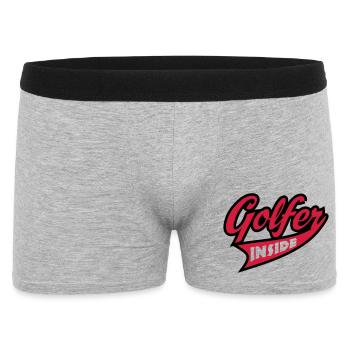 golf - Men's Boxer Shorts - heather grey - Front