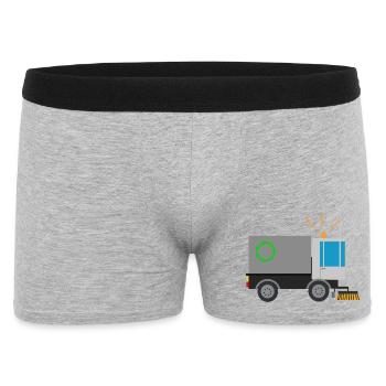 Sweeper street sweeper children's professions cleaning - Men's Boxer Shorts - heather grey - Front