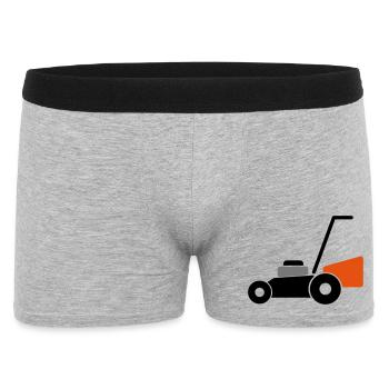 Tondeuses à gazon - Boxer Homme - gris chiné - Devant