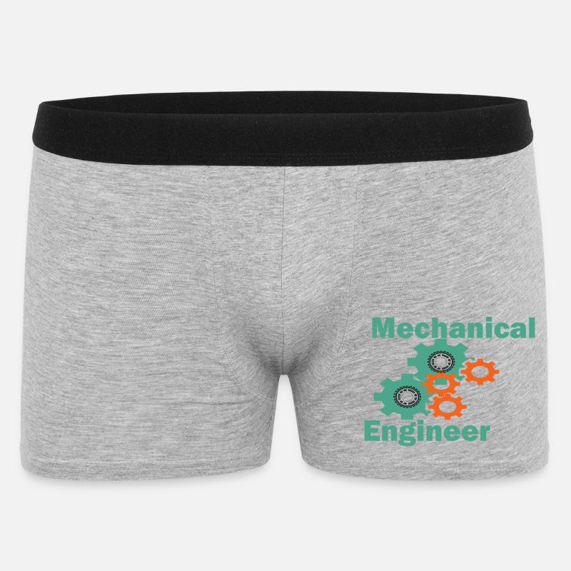 Mechanical Engineering Funny Engineer - Men's Boxer Shorts - heather grey