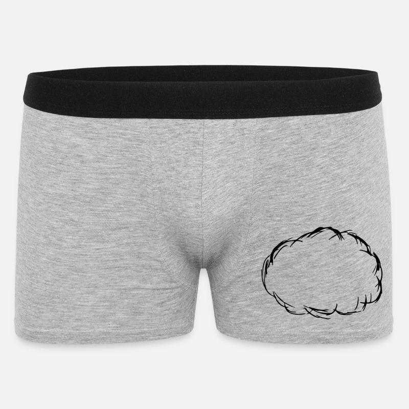 Wolke - Männer Boxer Shorts - Grau meliert