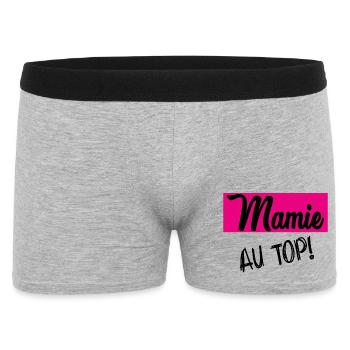 GRANNY. MOM. MOTHER'S DAY - Men's Boxer Shorts - heather grey - Front
