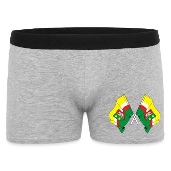 Two flags Lubusz - Men's Boxer Shorts - heather grey - Front