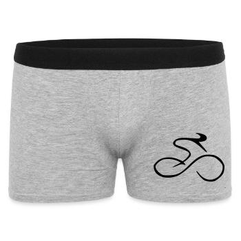 Racer - Men's Boxer Shorts - heather grey - Front