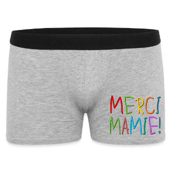MERCI MAMAN ENFANTS MAMIE - Boxer Homme - gris chiné - Devant