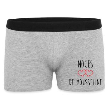 Noces de mousseline 36 ans de mariage - Boxer Homme - gris chiné - Devant
