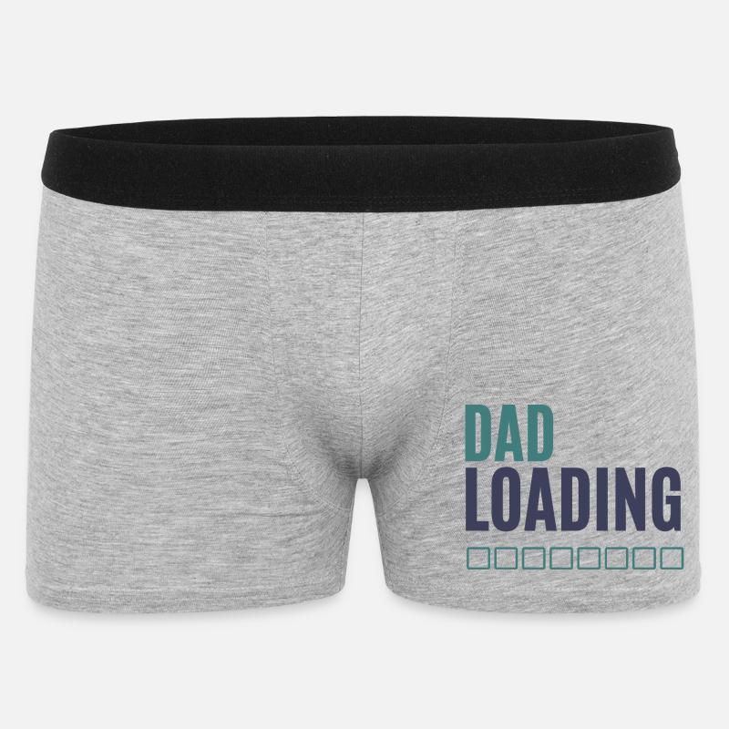 Dad Loading Progress Bar - Men's Boxer Shorts - heather grey