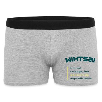 WIHTSAI | Merveilleusement imprévisible - Boxer Homme - gris chiné - Devant