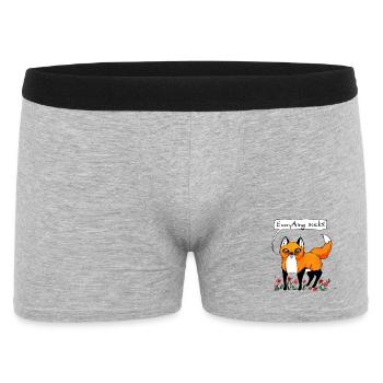 Everything sucks! - Men's Boxer Shorts - heather grey - Front