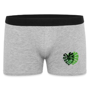Plante Monstera - Boxer Homme - gris chiné - Devant
