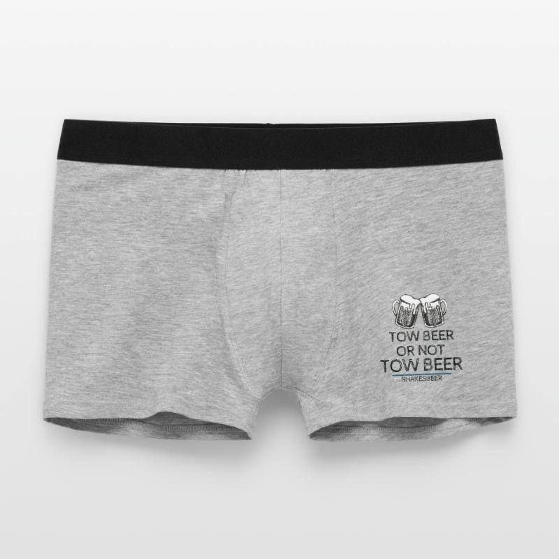 Bier oder nicht Bier Männer Boxer Shorts