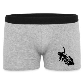 Nakedbike900 - Boxer Homme - gris chiné - Devant