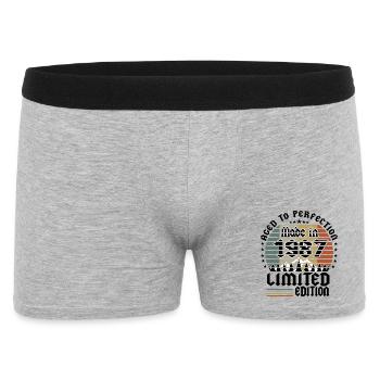 1987 Limited Edition - Men's Boxer Shorts - heather grey - Front