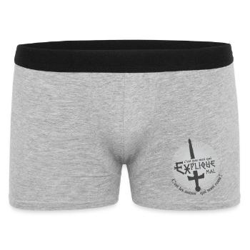 C'est les autres qui sont cons ! humour - Boxer Homme - gris chiné - Devant