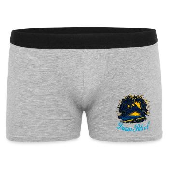Coucher de soleil des Palmiers de la Patrouille de l’Aube - Boxer Homme - gris chiné - Devant