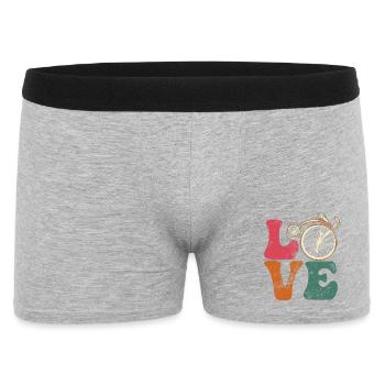 Love on Wheels - Men's Boxer Shorts - heather grey - Front