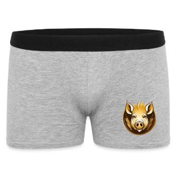Totem of the Boar - Men's Boxer Shorts - heather grey - Front