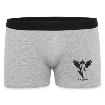 ENGEL FEMALE - Männer Boxer Shorts - Grau meliert - Vorne