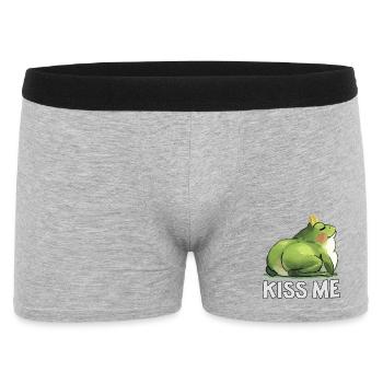 Royal Toad Kiss Me Grosse Grenouille - Boxer Homme - gris chiné - Devant