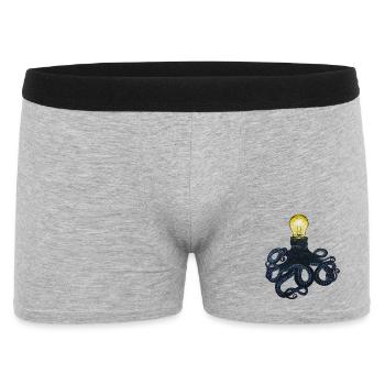 POUPE BULB - Boxer Homme - gris chiné - Devant