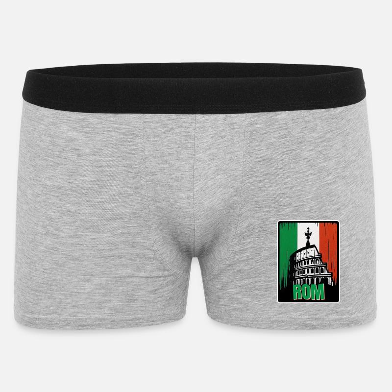 La Rome éternelle - Boxer Homme - gris chiné