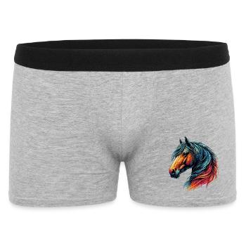 Cheval - Boxer Homme - gris chiné - Devant