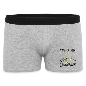 I can't I have Quadball - Men's Boxer Shorts - heather grey - Front