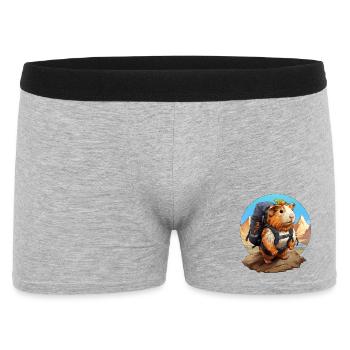 Cochon d’Inde Alpiniste / Randonnée Cochon d’Inde - Boxer Homme - gris chiné - Devant