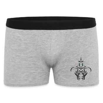Alpha maiden Deluxe - Männer Boxer Shorts - Grau meliert - Vorne