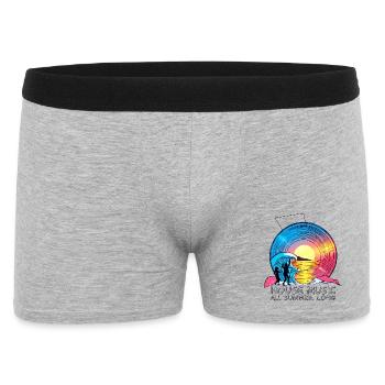 House Music - Men's Boxer Shorts - heather grey - Front