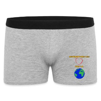 Let's warm hearts - Men's Boxer Shorts - heather grey - Front