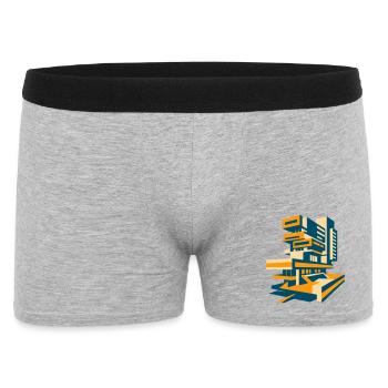 Rêve d’architecte #2 - Boxer Homme - gris chiné - Devant